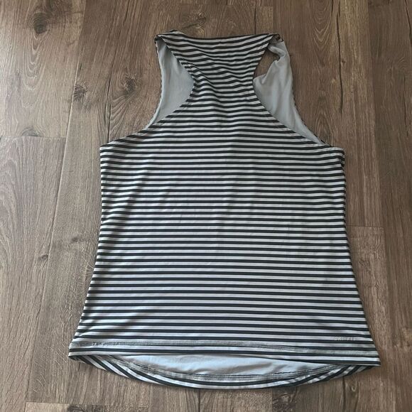 Nike Dr-Fit Stripe V Neck Athletic Top Size Large - Picture 4 of 5